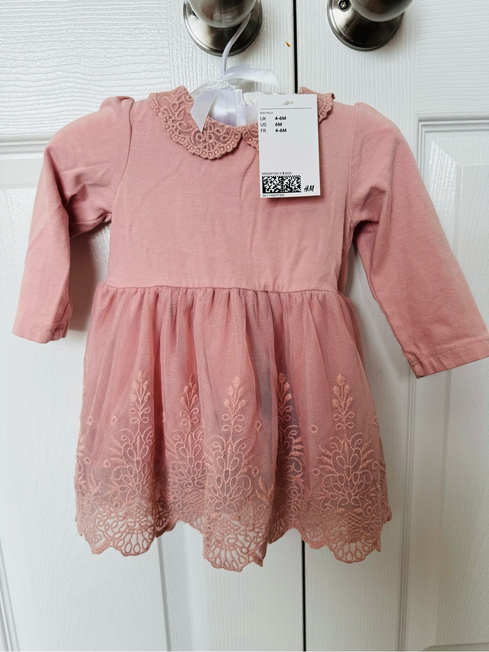 H&M Dusty Rose Dress, 6 months